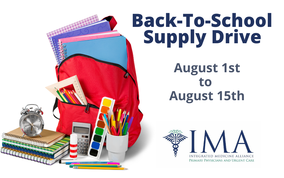 IMA Launches 4th Annual Back-To-School Supply Drive