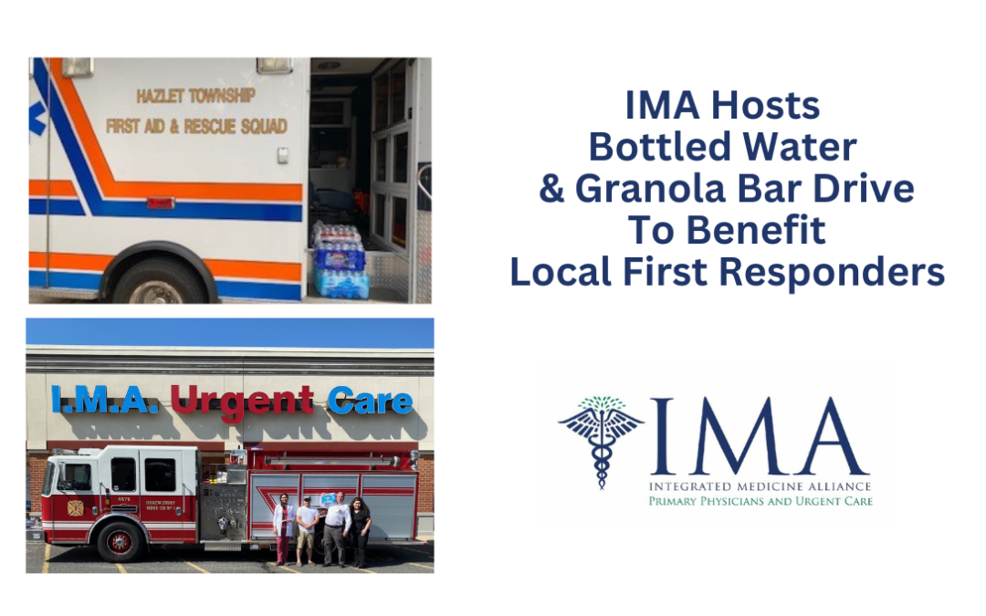 IMA Urgent Care & Primary Care Hosts 6th Annual Bottled Water Drive Benefitting Local First Responders